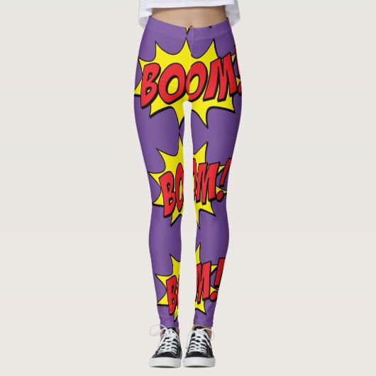 Leggings Cartoon Boom Thunder_Cove (Devant)