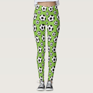 Leggings Cartoon Soccer Ball Pattern