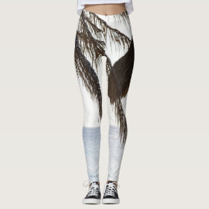 Leggings Cas Abao - Échappement à la plage tropicale #2 #oc