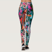 Leggings Cascade de Koi (Dos)