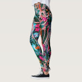 Leggings Cascade de Koi (Gauche)