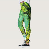 Leggings Cascade de la jungle luxuriante Bliss (Gauche)