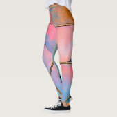 Leggings "Cascade kaléidoscopique" Art Abstrait coloré (Gauche)