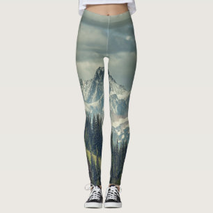 Leggings Cascade nord : Majestic Mountain Peak.