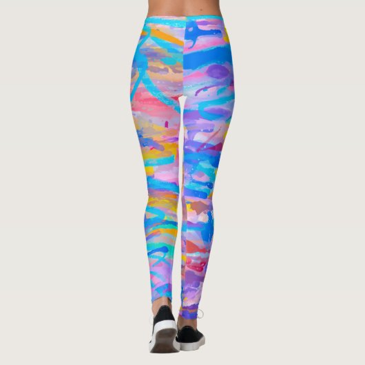 Leggings Cascade vibrante (Dos)