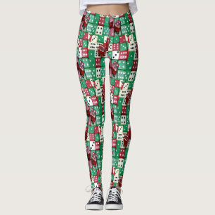 Leggings Casino ou jeu de société de matrices de Las Vega