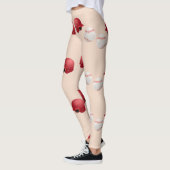 Leggings Casque et balles de baseball sur (Gauche)