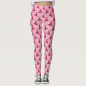 Leggings Casquette de sorcière rose (Devant)