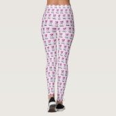 Leggings Casquette rose KiniArt Westie Terrier (Dos)