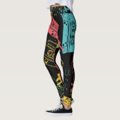 Leggings Cassettes Cool style années 90 (Gauche)