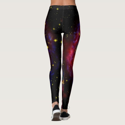 Leggings Cassiopeia Galaxy Remnant Supernova (Dos)
