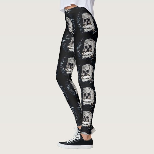 Leggings Castle Skull (Gauche)