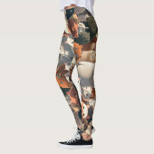 Leggings Cat City Cartoon Crowd (Gauche)