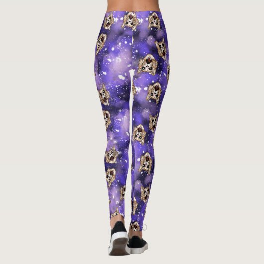 Leggings Cat de Galaxy (Dos)