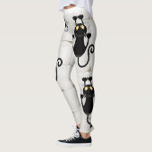 Leggings Cat Falling down fun dessin personnage (Gauche)