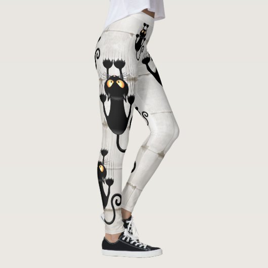 Leggings Cat Falling down fun dessin personnage (Droite)