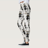 Leggings Cat Falling down fun dessin personnage (Gauche)