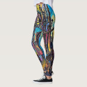 Leggings Cathédrale mystique de Steampunk (Gauche)
