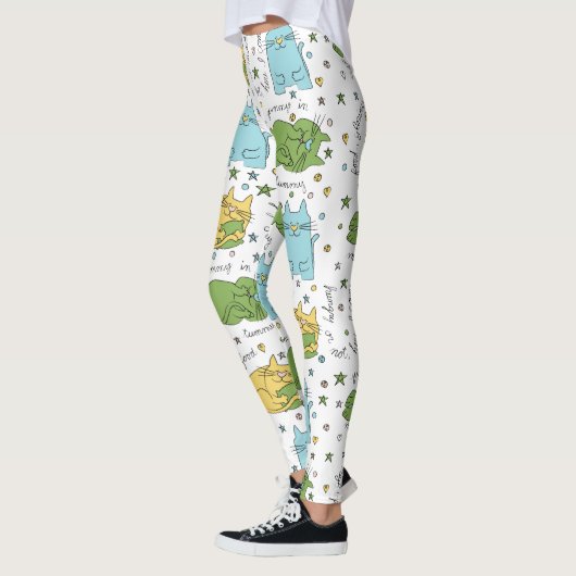 Leggings Cats Design (Gauche)