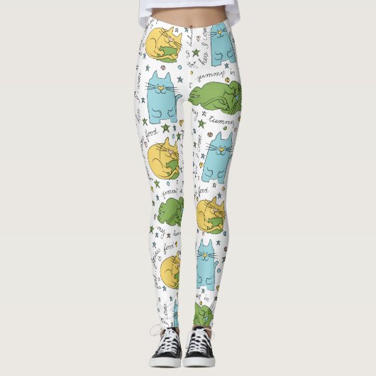 Leggings Cats Design (Devant)