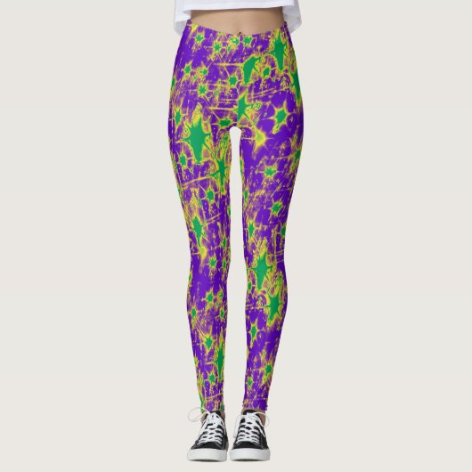 Leggings Cauchemar de mardi gras (Devant)
