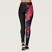 Leggings Cauchemar gothique (Dos)