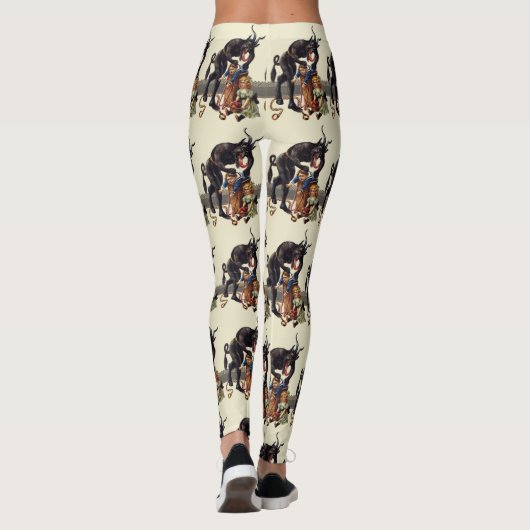 Leggings cauchemar noël krampus (Dos)