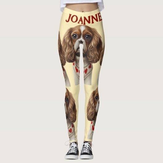 Leggings cavalier Cœur d'Amour (Devant)