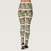 Leggings Cavalier King Charles Spaniel avec œufs de Pâques (Dos)