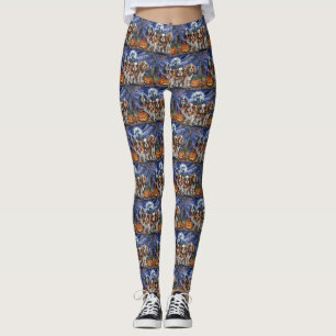 Leggings Cavalier King Charles Spaniel Halloween Éffrayant
