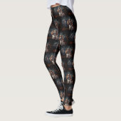 Leggings Cavalier King Charles Spaniel Halloween Épouvantab (Gauche)