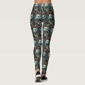 Leggings Cavalier King Charles Spaniel Halloween Épouvantab (Dos)