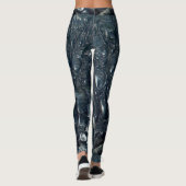 Leggings Cayman Crocodile Design de la peau (Dos)