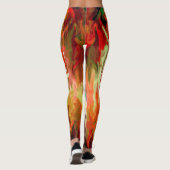 Leggings Ce feu qui brûle de l'intérieur... (Dos)