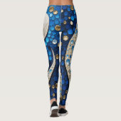 Leggings Celeste : Femme dans la lune (Dos)