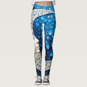 Leggings Celeste : Femme dans la lune (Devant)