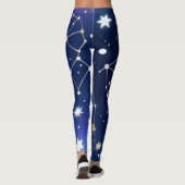 Leggings Céleste Starry Night Sky Moon & Co (Dos)