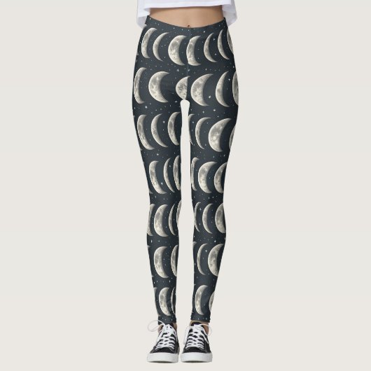 Leggings Celestial Moon Phase (2) (Devant)