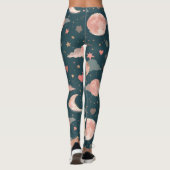 Leggings Celestial Romance Dreamy Moon & Stars Valentine Se (Dos)