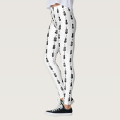 Leggings Cello Imprimer Musique Motif Thématique SUR MESURE (Gauche)