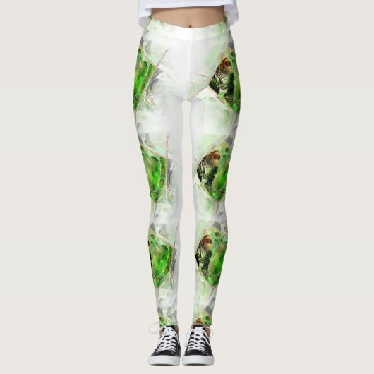 Leggings Cellule de plante (Devant)