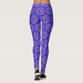 Leggings Cellules bleues (Dos)