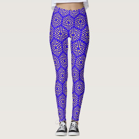 Leggings Cellules bleues (Devant)