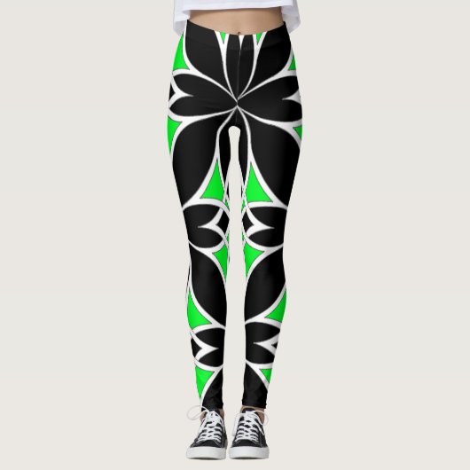Leggings Celtic Miroir (Vert) (Devant)