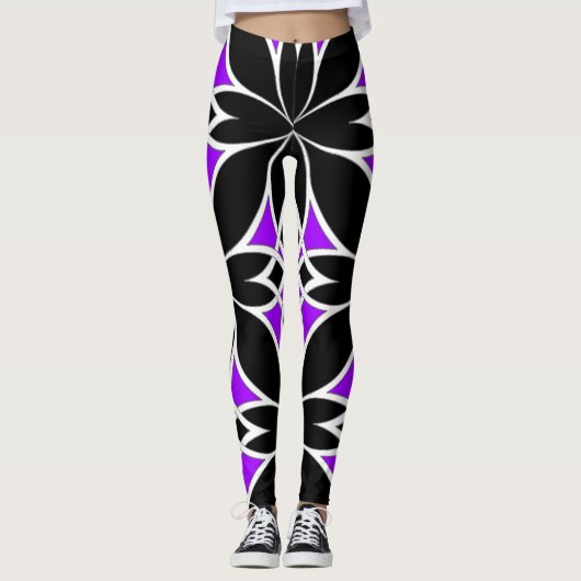 Leggings Celtic Miroir (Violet) (Devant)
