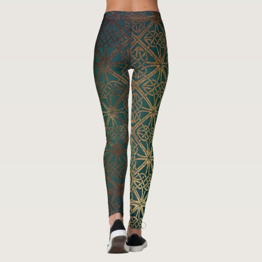 Leggings Celtique vert (Dos)