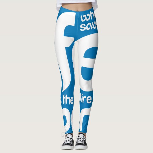 Leggings Celui qui sauve une vie (Devant)