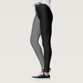 Leggings Cendre Noire Gary Couleur Deux Tons Fractionné (Gauche)