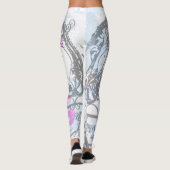 Leggings Cendrillon a inspiré des guêtres de chariot (Dos)