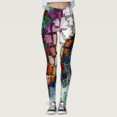 Leggings Centré sur le cube (Devant)
